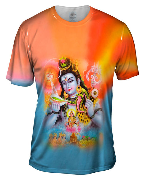 Hindu God - "Lord Shiva Shankar" Mens T-Shirt