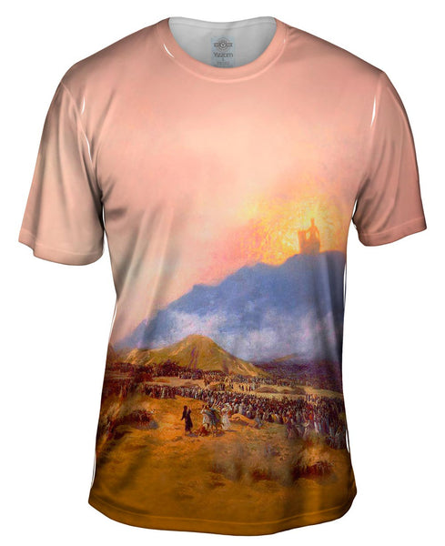 Jean-Leon Gerome - "Moses On Mount Sinai" (1895) Mens T-Shirt