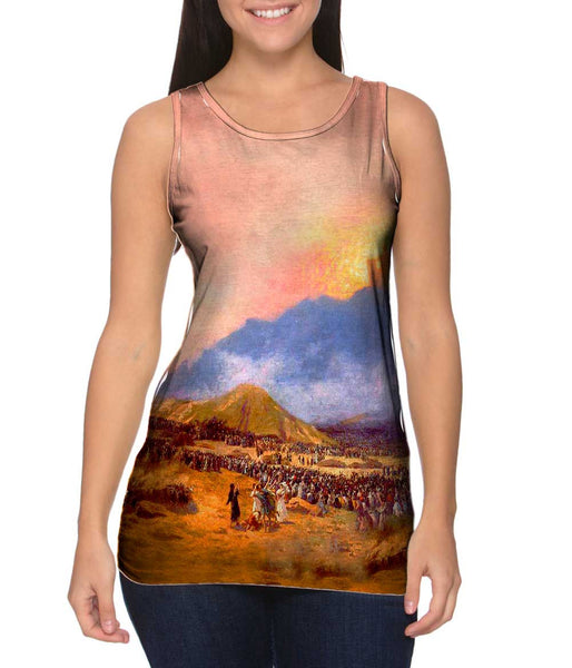 Jean-Leon Gerome - "Moses On Mount Sinai" (1895)&nbsp;Womens Tank Top