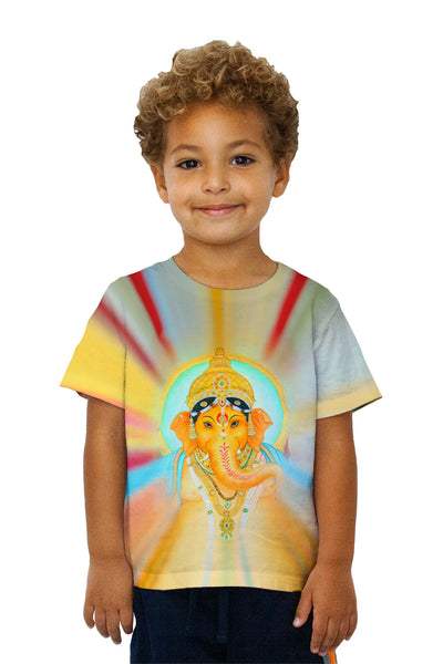 Kids Hindu God - "Ganesha Almighty"&nbsp;Kids T-Shirt