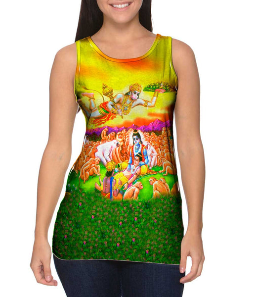Hindu God - "Bajrang Bali Medical"&nbsp;Womens Tank Top