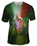Hindu God - "Radha Krishna In The Garden"