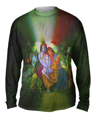 Hindu God - "Radha Krishna In The Garden"