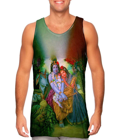 Hindu God - "Radha Krishna In The Garden"