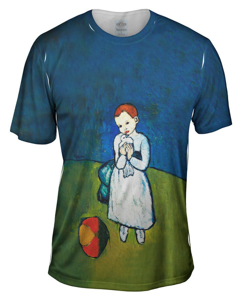 Pable Picasso - "Child With Dove" (1901) Mens T-Shirt