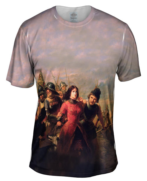Adolphe Alexandre Dillens - "Capture Of Joan Of Arc" (1852) Mens T-Shirt