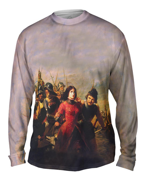 Adolphe Alexandre Dillens - "Capture Of Joan Of Arc" (1852) Mens Long Sleeve