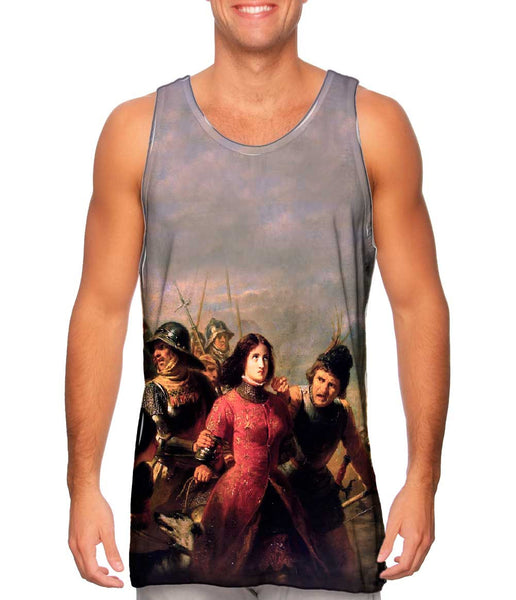 Adolphe Alexandre Dillens - "Capture Of Joan Of Arc" (1852) Mens Tank Top