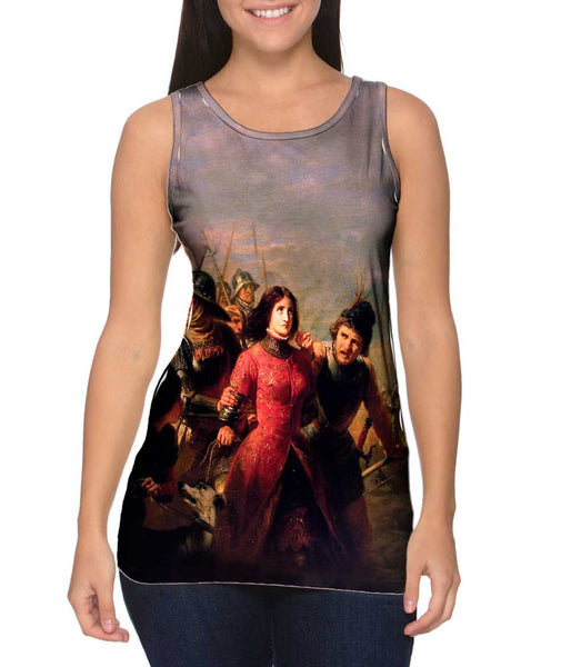 Adolphe Alexandre Dillens - "Capture Of Joan Of Arc" (1852) Womens Tank Top