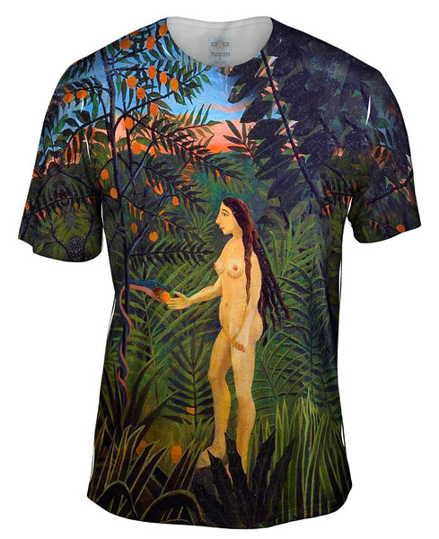 Henri Rousseau - "Eve And The Serpent" (1905) Mens T-Shirt