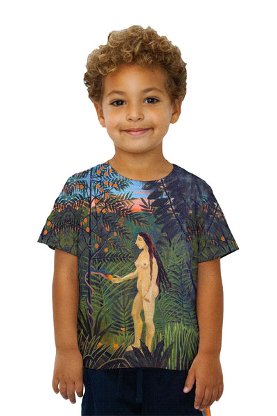 Kids Henri Rousseau - "Eve And The Serpent" (1905)&nbsp;Kids T-Shirt