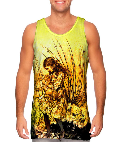 Arthur Rackham - "Alice In Wonderland" (1907) Mens Tank Top