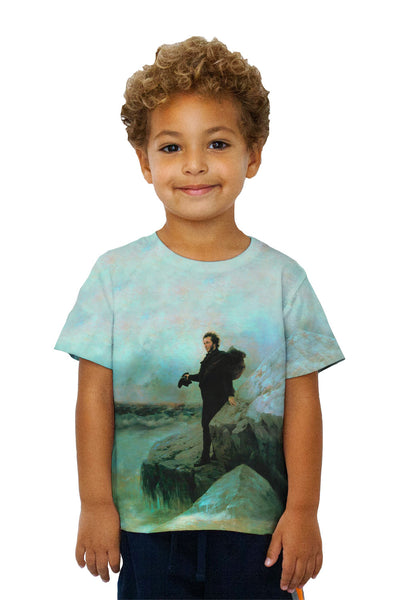 Kids Ivan Aivazovsky - "Pushkins Farewell To The Sea" (1877)&nbsp;Kids T-Shirt