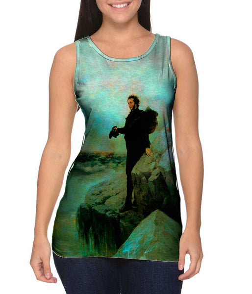 Ivan Aivazovsky - "Pushkins Farewell To The Sea" (1877)&nbsp;Womens Tank Top