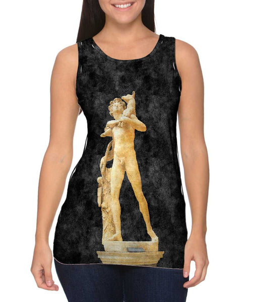 Jebulon - "Statue Barberie Faun With Kid" (1685)&nbsp;Womens Tank Top