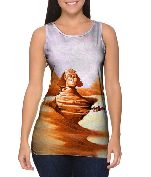 David Roberts - "The Great Sphinx Pyramids Of Giza" (1839)&nbsp;Womens Tank Top