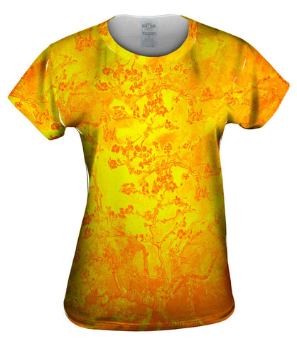 Pop Art - "Van Gogh Blossoming Yellow Orange" (1890)