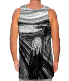 Pop Art - "Munch Scream Black White" (1893)