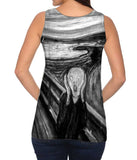 Pop Art - "Munch Scream Black White" (1893)