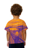 Kids Pop Art - "Munch Scream Purple Orange" (1893)