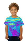 Kids Pop Art - "Munch Scream Yellow Purple" (1893)