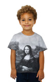Kids Pop Art - "Da Vinci Mona Lisa Black White" (1517)