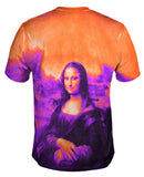 Pop Art - "Da Vinci Mona Lisa Black Orange" (1517)
