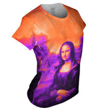 Pop Art - "Da Vinci Mona Lisa Black Orange" (1517)