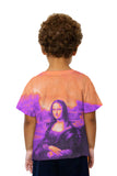 Kids Pop Art - "Da Vinci Mona Lisa Black Orange" (1517)