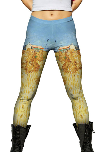 Vincent Van Gogh - "Harvest In Provence" (1888)&nbsp;Womens Leggings