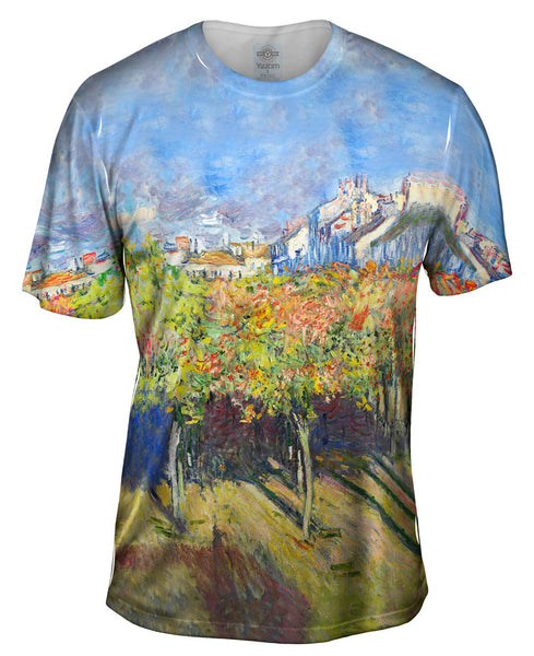 Claude Monet - "The Lindens Of Poissy" (1882) Mens T-Shirt