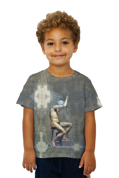 Kids Pablo Picasso - "Academical study" (1895) Kids T-Shirt