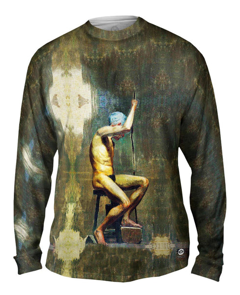 Pablo Picasso - "Academical study" (1895) Mens Long Sleeve