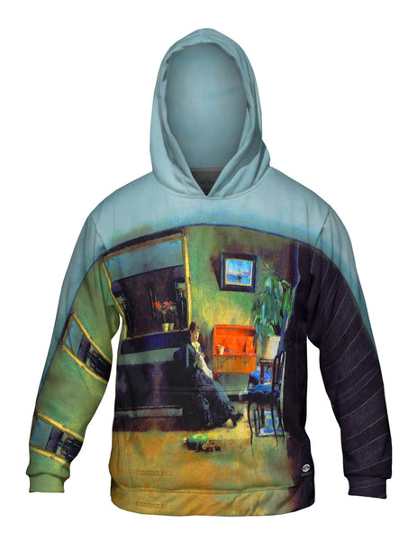 Harriet Backer  - "Blatt interior" (1883)&nbsp;Mens Hoodie Sweater