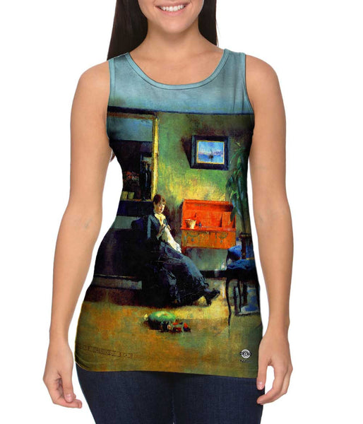 Harriet Backer  - "Blatt interior" (1883)&nbsp;Womens Tank Top