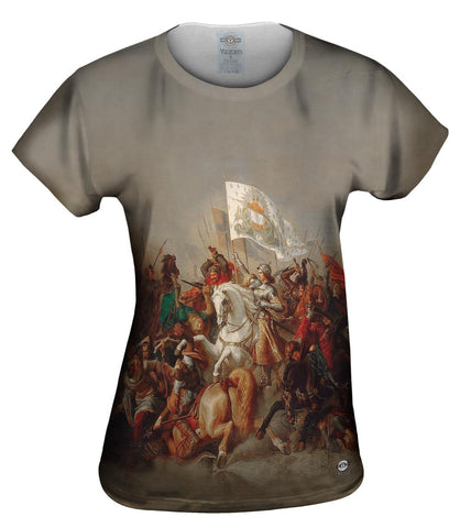 Stilke Hermann Anton  - "Joan of Arc in Battle" (1843)