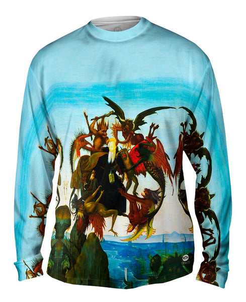 Michelangelo - "The Torment of Saint Anthony" (1487) Mens Long Sleeve
