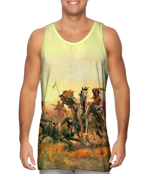 CM Russell - "When Blackfoot And Sioux Meet" (1890)&nbsp;Mens Tank Top