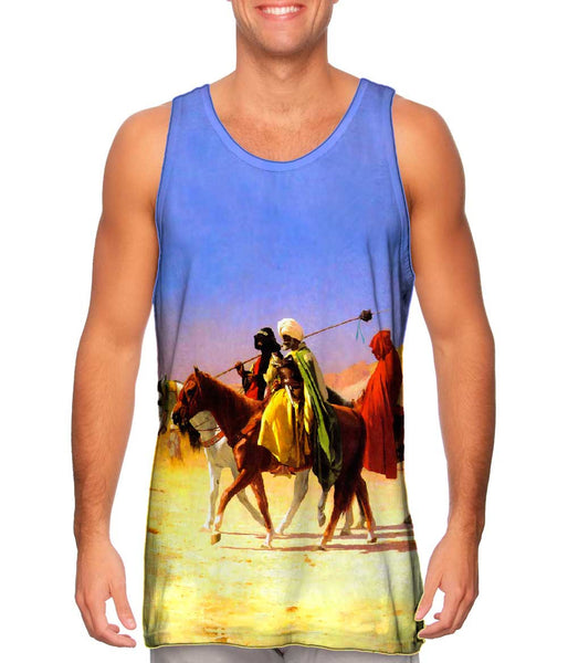 Jean Leon Gerome  - "Arabs Crossing the Desert" (1870)&nbsp;Mens Tank Top