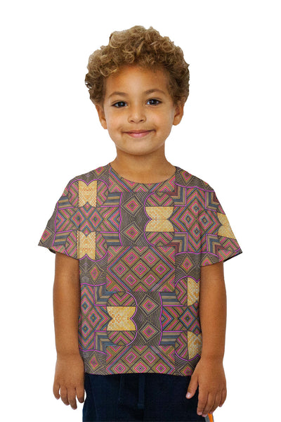 Kids Eugene Andolsek  - "Just Folk African Cloth" Kids T-Shirt
