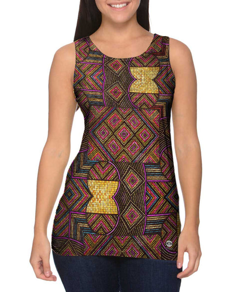 Eugene Andolsek  - "Just Folk African Cloth"&nbsp;Womens Tank Top