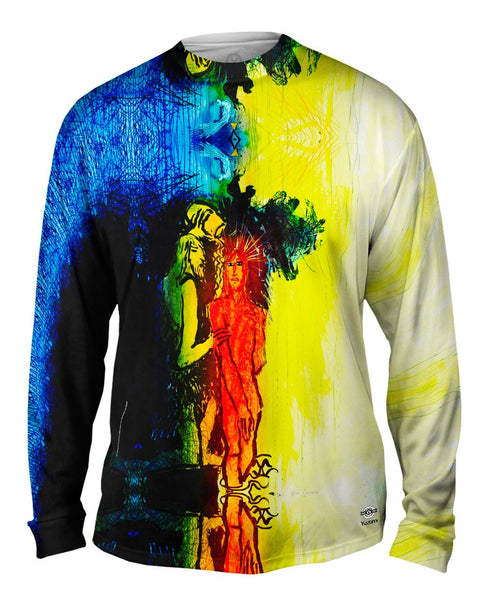 Adi Holzer - "John The Baptist Baptizes Jesus"&nbsp;Mens Long Sleeve