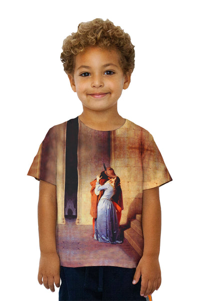 Kids Francesco Hayez  - "The Kiss" (1859)&nbsp;Kids T-Shirt