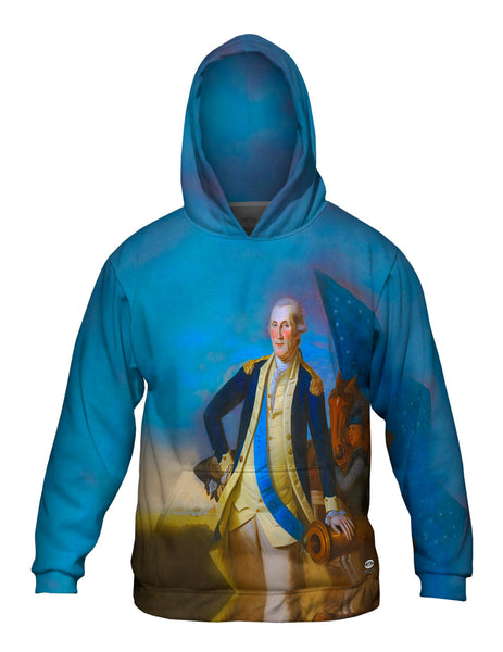 Charles Willson Peale  - "George Washington Portrait" (1780)&nbsp;Mens Hoodie Sweater
