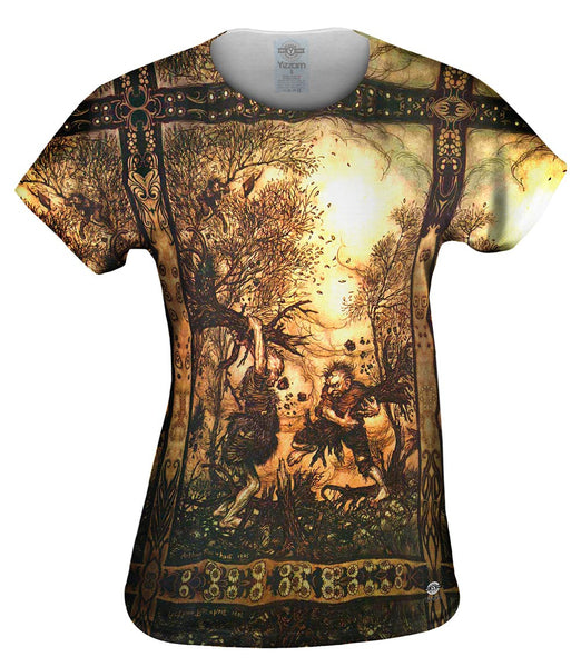 Arthur Rackham - "Fighting Trolls" (1911)&nbsp;Womens Top