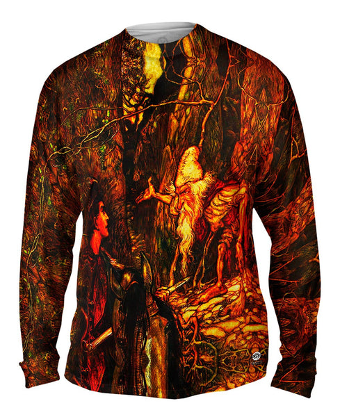 Arthur Rackham - "The Knight And The Wise" (1911) Mens Long Sleeve