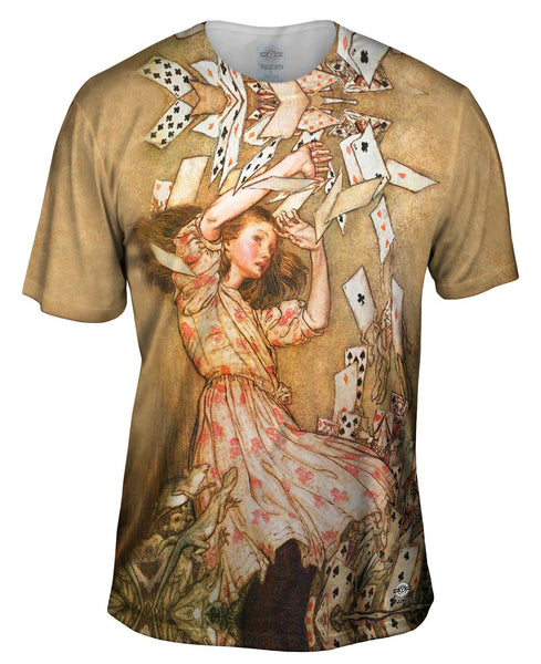 Arthur Rackham - "Alice Nothing But A Pack Of Cards" (1911)&nbsp;Mens T-Shirt