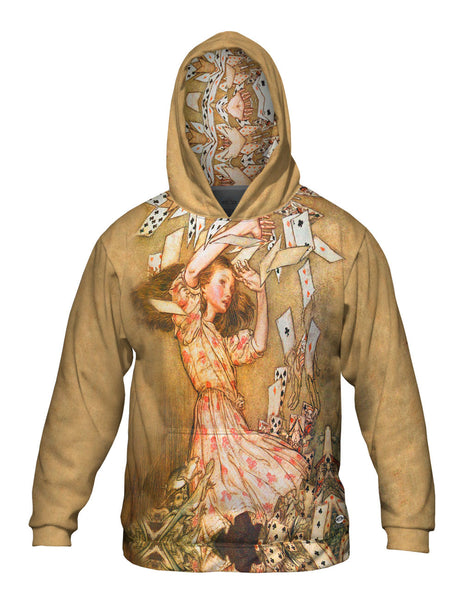 Arthur Rackham - "Alice Nothing But A Pack Of Cards" (1911)&nbsp;Mens Hoodie Sweater