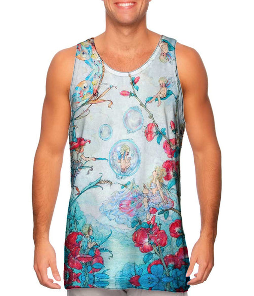 Harold Gaze - "Fairies And Bubbles"&nbsp;Mens Tank Top