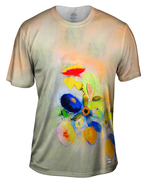 Odilon Redon - "Symbolism Flowers" Mens T-Shirt